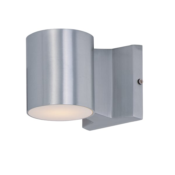 Maxim Lighting Lightray LED 2-Light 4" Wide Brushed Aluminum Outdoor Wall Sconce 86106AL - main
